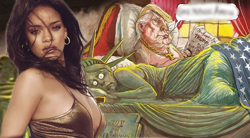 Rihanna’dan Trump paylaşımı
