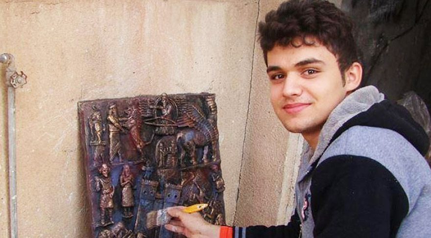 17 yaşındaki genç IŞİD’e sanatıyla cevap veriyor