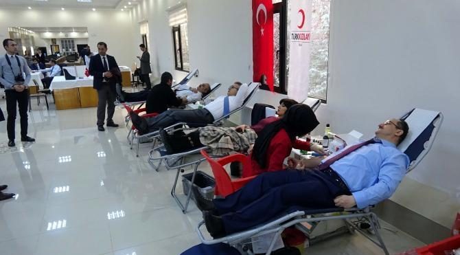 Ankara Adliyesi'nde kan bağışına destek