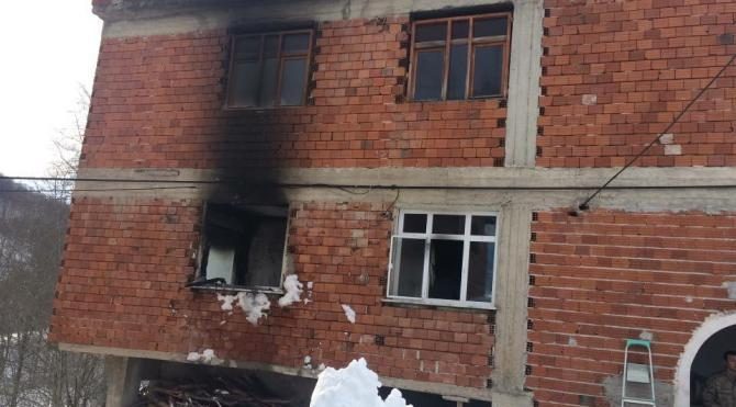 Ordu da evde çıkan yangında 1 kişi öldü