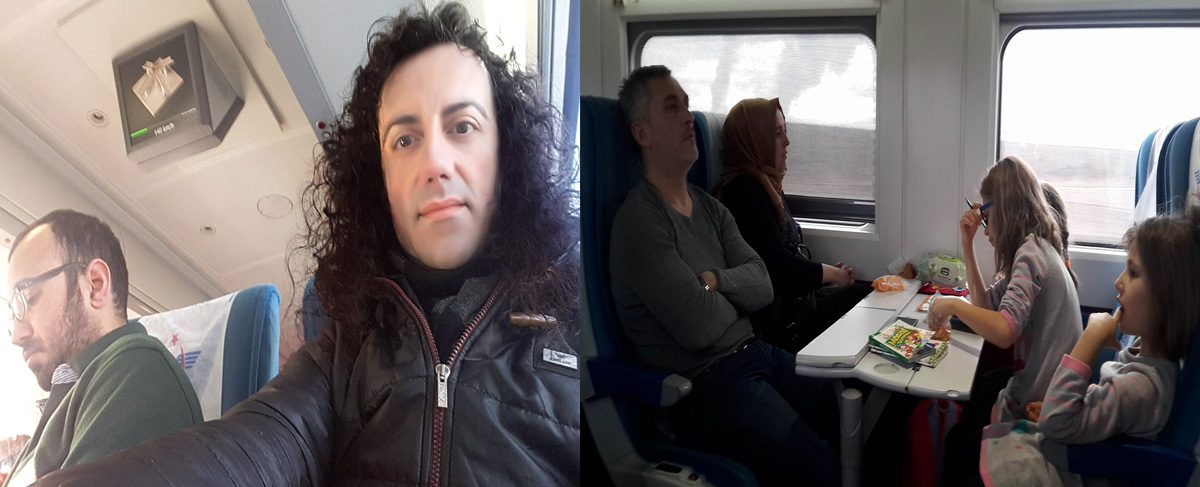 Yolculuk ayrı ayrı koltuklarda başladı...