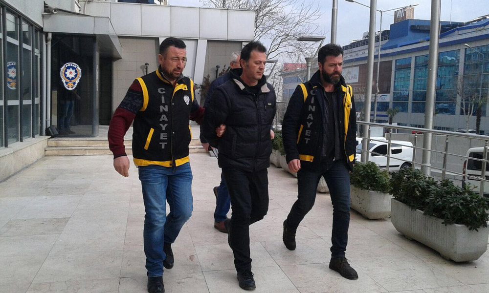 FOTO:DHA - Katil koca kısa sürede gözaltına alındı.