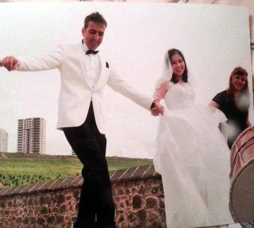 FOTO:DHA - Aydın çiftinden geriye düğün fotoğrafları kaldı...