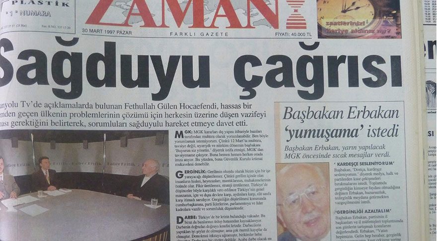 ABD'de yaşayan FETÖ'nün firari elebaşı Fetullah Gülen, 1997 yılında verdiği röportajda başkanlık sistemine sıcak baktığını anlatmıştı. O sözler, FETÖ'nün yayın organı gazeteye yansımıştı. 
