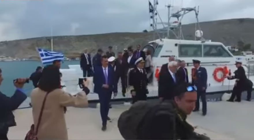 Son dakika haberi… Yunan Cumhurbaşkanı ve başkomutanı Keçi Adası’na çıktı