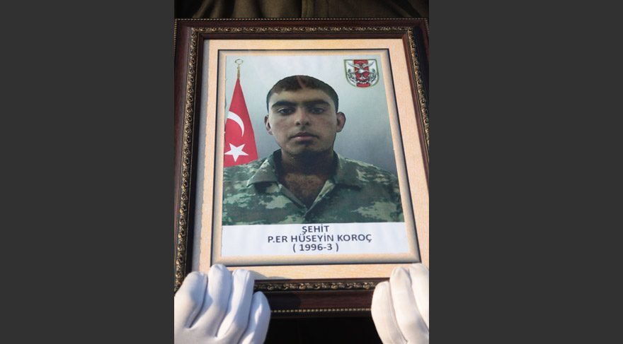 FOTO:DHA - Hüseyin Koroç, Suriye tarafından açılan ateş sonucu şehit oldu.