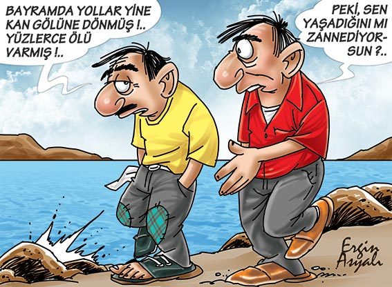 Bulunduğu zombi halinden 'uyanan' şahıs, yerdeki bir başka zombiye şefkatle elini uzattı, onu yerden kaldırdı ve sarıldılar.