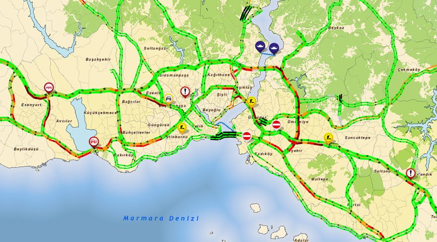 İstanbul'da bazı yollar trafiğe kapatıldı... İşte detaylar