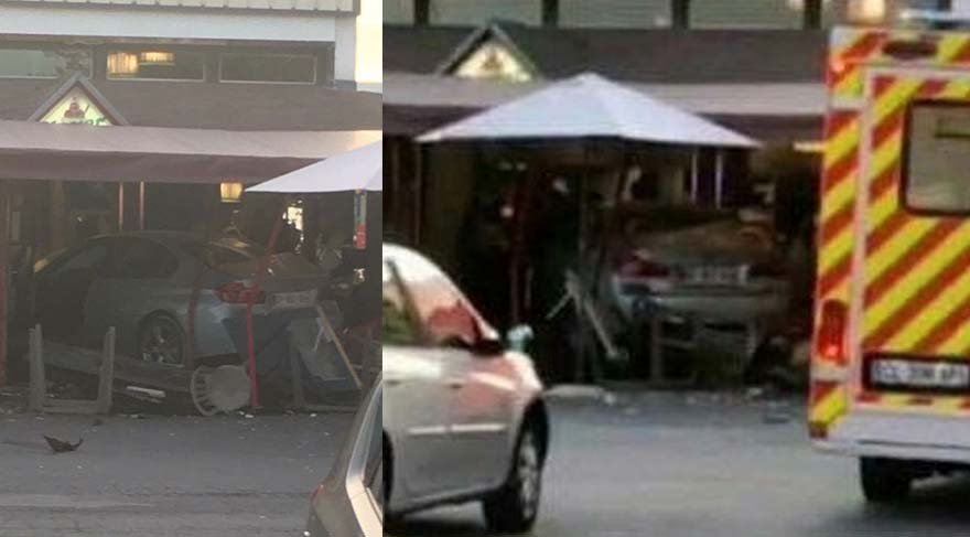 Paris'te araç pizzacıya daldı: Ölü ve yaralılar var
