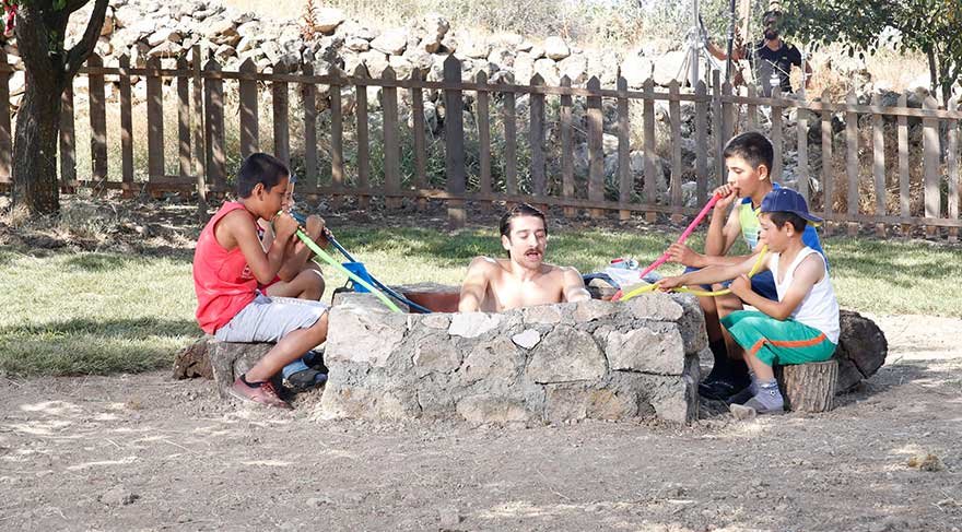 Mardin usulü jakuzi kahkahaya boğacak