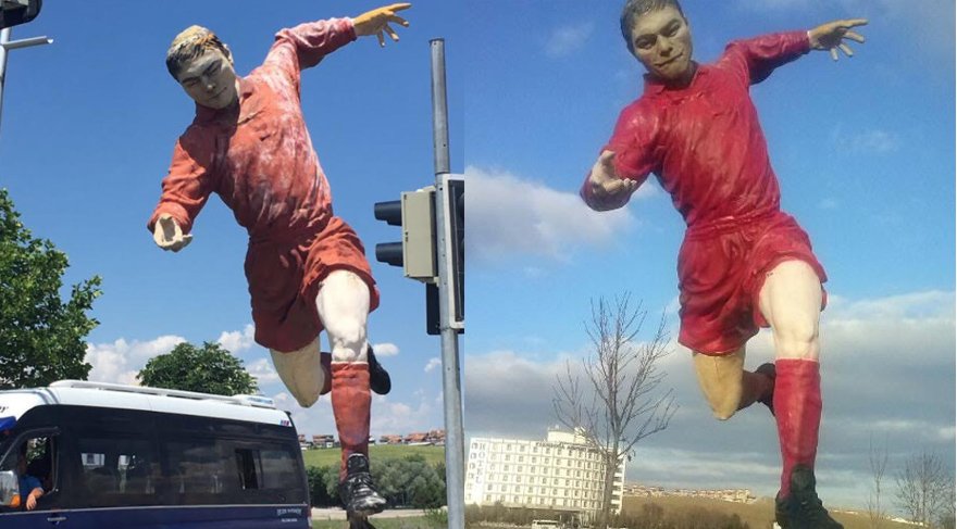 Melih Gökçek'in futbolcu heykelleri de kaldırıldı