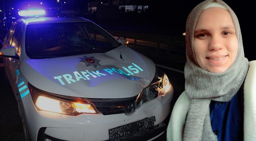 Polis aracının çarptığı genç kız hayatını kaybetti