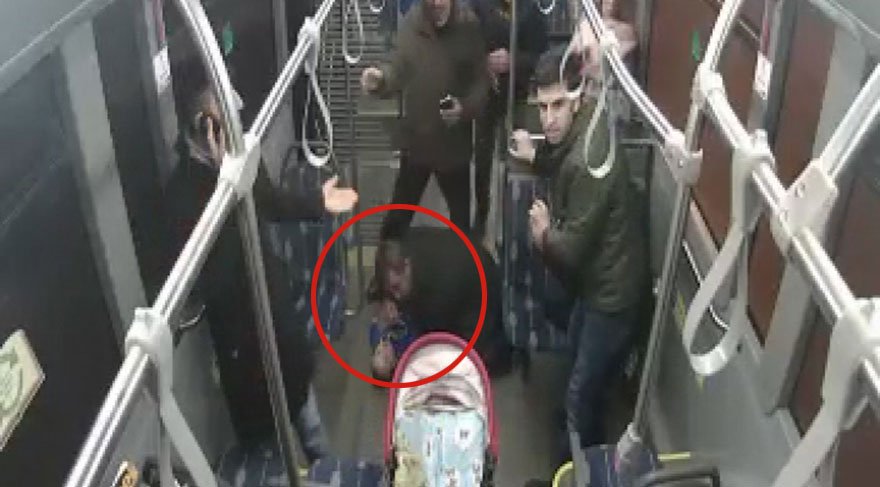 Kahraman şoför kalbi duran, dili boğazına kaçan bebeği kurtardı
