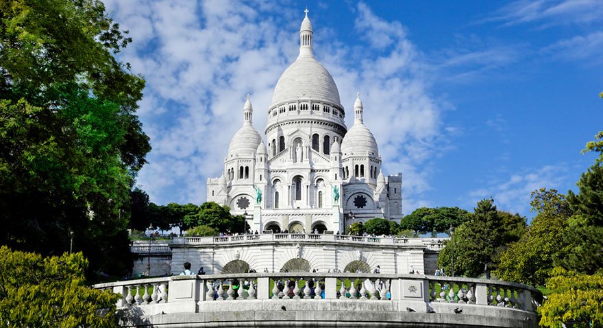 Paris'in ünlü Sacre Cour Kilisesi/Fotoğraf: Shutterstock