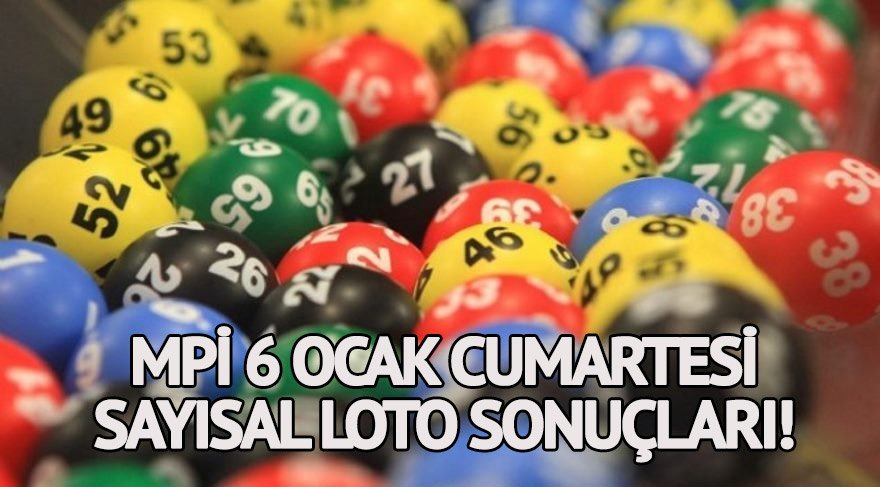 Sayısal Loto sonuçları: Büyük ikramiye... Milli Piyango 12 Ocak Cumartesi Sayısal Loto sonuçları 19