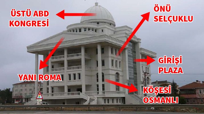 Sosyal medya bu belediye binasını konuşuyor