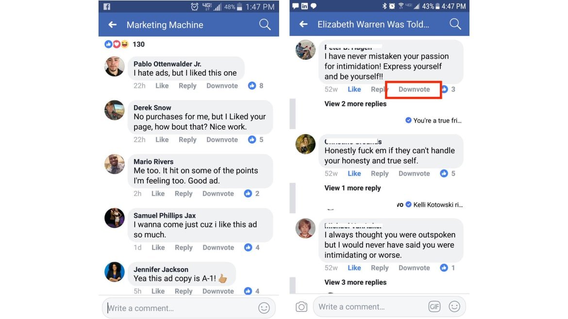 facebook-downote-dislike