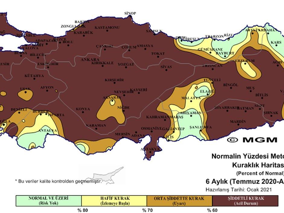 Meteoroloji Den Korkutan Harita Tehdit B Y Yor