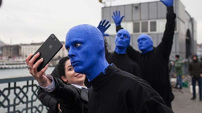 Blue Man Group İstanbul’a hayran kaldı