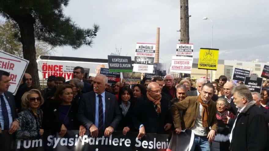 Eskişehir’de “Termik santrale hayır” yürüyüşü yapıldı