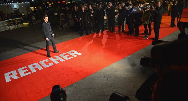 U.S. actor Cruise arrives for the world premiere for the film "Jack Reacher" in Leicester Square