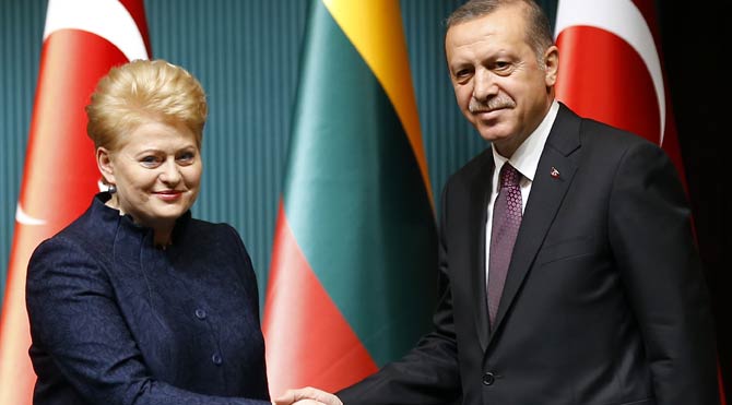 Erdoğan'dan Litvanya Cumhurbaşkanı ile açıklama! - Son dakika haberleri