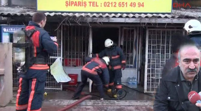Yangından, soğuk hava deposu kurtardı