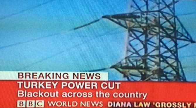 Elektrik kesintisi dünya basınında - Son dakika dünya ...