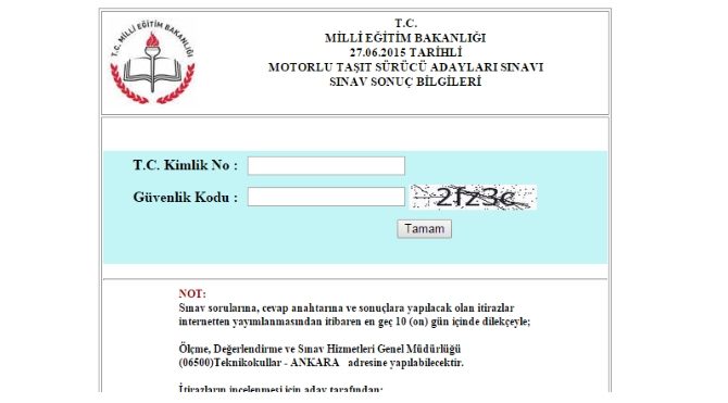 Mtsas 3 Ehliyet Sinav Sonuclari Icin Tikla Sozcu Gazetesi