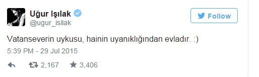 uğur ışılak tweet