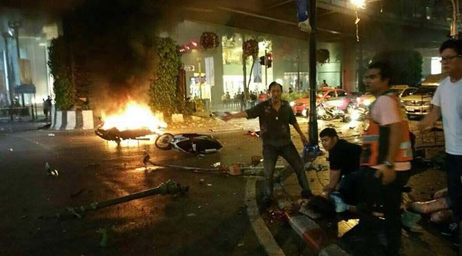 Tayland’ın başkenti Bangkok’ta patlama