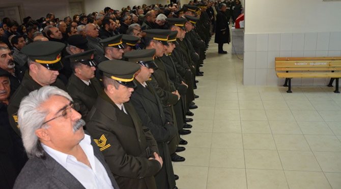 Cemevinde şehide askeri tören yapıldı