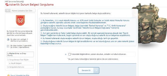 E Devlet Askerlik Yeri Ve Durum Belgesi Sorgulama Sozcu Gazetesi