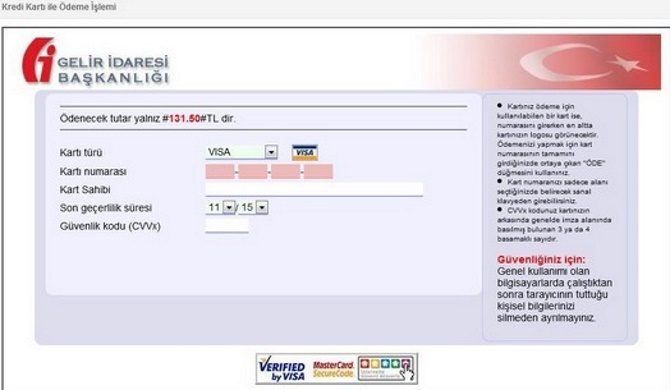 Gib Borc Sorgulama Ve Kredi Karti Ile Borc Odeme Sozcu