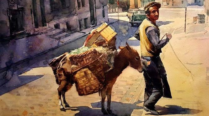 Suluboya fırçasından İstanbul…