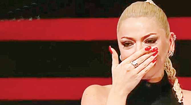 Hadise’nin gözyaşları