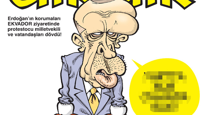 Gırgır’ın kapağında Cumhurbaşkanı’nın Ekvador gezisi var
