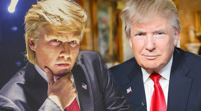 Johnny Depp, Donald Trump’ı canlandırdı