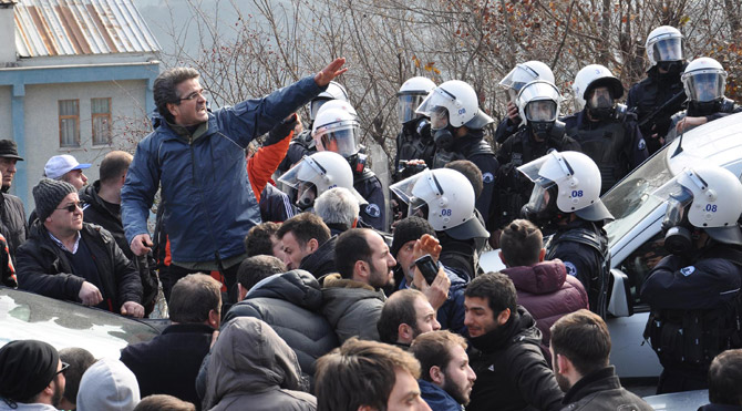 Artvin Cerattepe’de polis müdahalesi