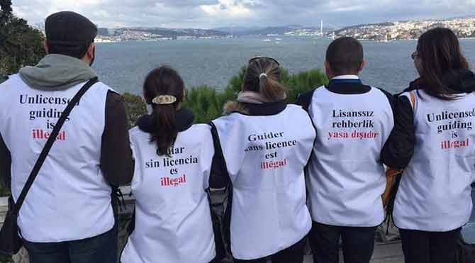 Profesyonel turist rehberleri imza kampanyası başlattı