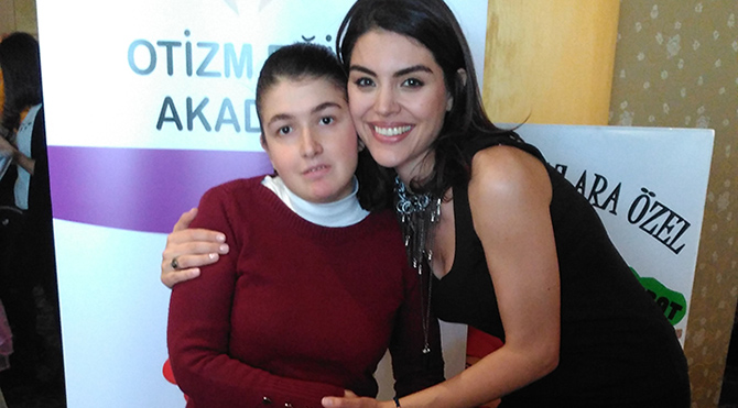 Gaye Turgut’tan ‘Otizmli çocuklar’a destek