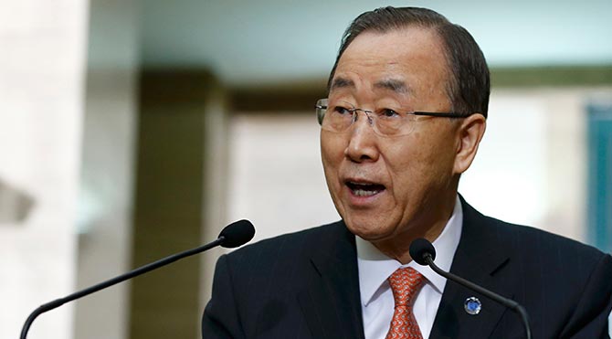 Ban Ki-Moon Fas’ta protesto edildi