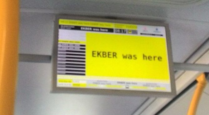 İETT hacklendi: ‘Ekber was here’