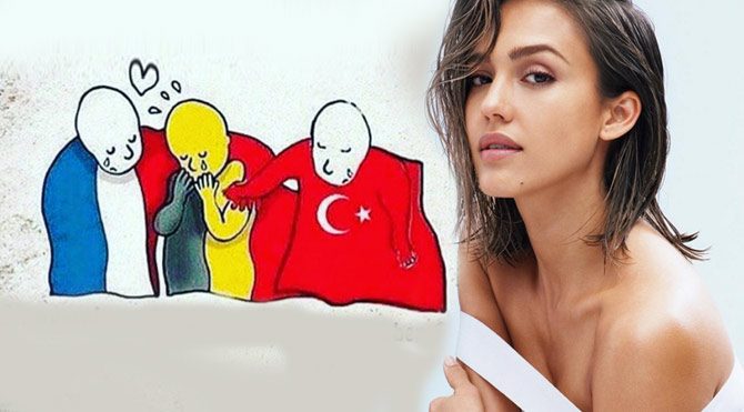 Jessica Alba, terör tepkisinde Türkiye’yi unutmadı