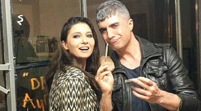 Özcan Deniz ve Nurgül Yeşilçay film çekimlerine başladı