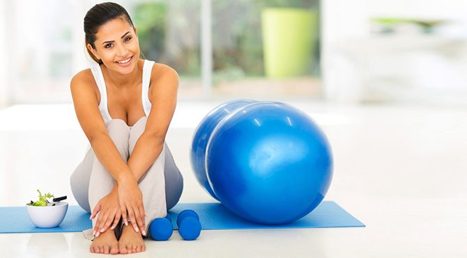 evde pilates yapanlar