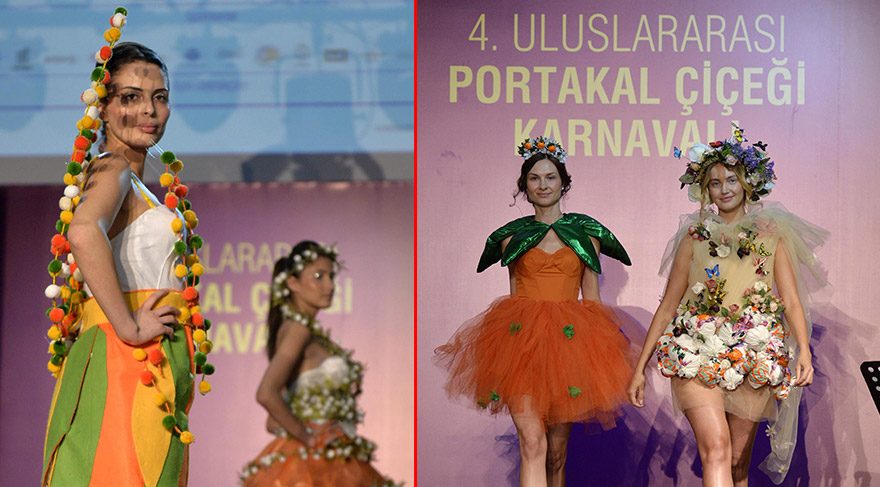 Portakal çiçekleri podyuma saçıldı