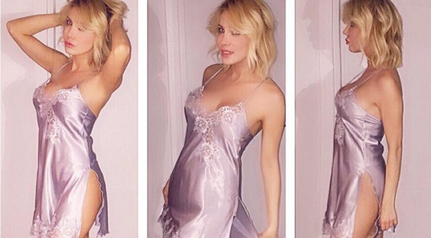 Esra Ersoy gecelikli paylaşımıyla dikkat çekti