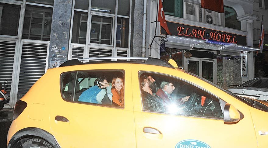 Yakalanınca gerildi