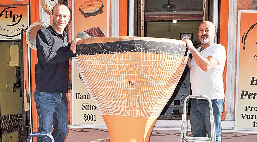 2 metre 80 santimlik darbuka